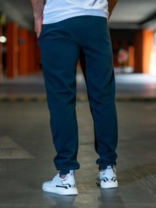 Bolf Herren  Hose Jogger Pants Dunkalblau  XW01