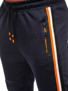 Bolf Herren Hose Jogger Pants Dunkelblau K10336