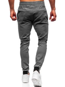 Bolf Herren Hose Jogger Pants Grau  B11119