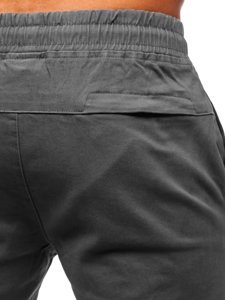 Bolf Herren Hose Jogger Pants Grau  B11119