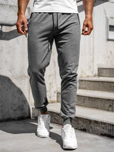 Bolf Herren Hose Jogger Pants Grau  CE006