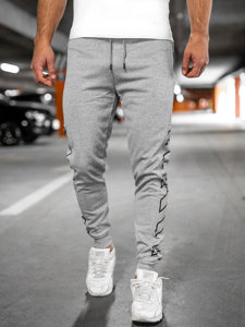 Bolf Herren Hose Jogger Pants Grau  HL9161