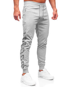 Bolf Herren Hose Jogger Pants Grau  HL9161