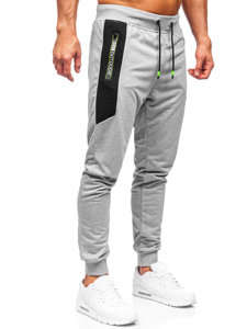 Bolf Herren Hose Jogger Pants Grau  K10223