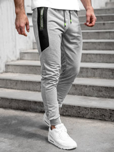 Bolf Herren Hose Jogger Pants Grau  K10223