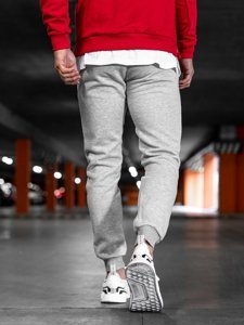 Bolf Herren Hose Jogger Pants Grau  XW01-B