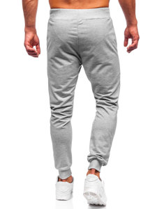 Bolf Herren Hose Jogger Pants Grau  XW02