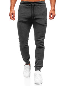 Bolf Herren Hose Jogger Pants Schwarzgrau  2165