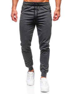 Bolf Herren Hose Jogger Pants Schwarzgrau  JX5001