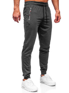 Bolf Herren Hose Jogger Pants Schwarzgrau  JX5003