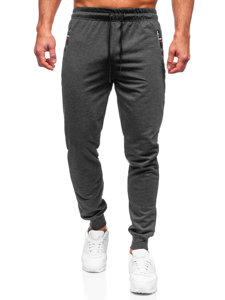 Bolf Herren Hose Jogger Pants Schwarzgrau  JX5003