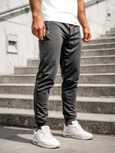 Bolf Herren Hose Jogger Pants Schwarzgrau  JX5003A