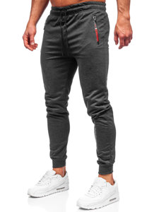 Bolf Herren Hose Jogger Pants Schwarzgrau  JX5007