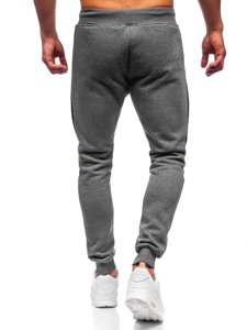 Bolf Herren Hose Jogger Pants Schwarzgrau  K10019