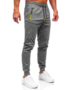 Bolf Herren Hose Jogger Pants Schwarzgrau  K10350