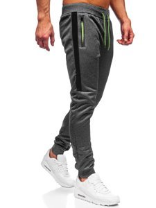 Bolf Herren Hose Jogger Pants Schwarzgrau  K50003