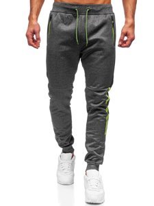 Bolf Herren Hose Jogger Pants Schwarzgrau  K50003