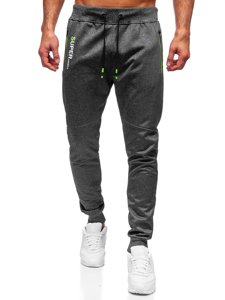 Bolf Herren Hose Jogger Pants Schwarzgrau  K50009