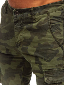 Bolf Herren Hose Joggers Cargohose Camo Khaki  2232