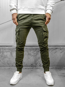 Bolf Herren Hose Joggers Cargohose Camo Khaki 2233A