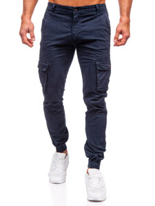 Bolf Herren Hose Joggers Cargohose Dunkalblau  JM5502