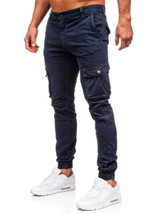 Bolf Herren Hose Joggers Cargohose Dunkalblau  JM5502