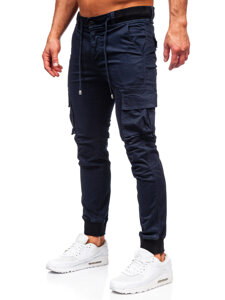 Bolf Herren Hose Joggers Cargohose Dunkelblau  MP0208BS