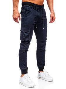 Bolf Herren Hose Joggers Cargohose Dunkelblau  MP0208BS