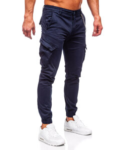 Bolf Herren Hose Joggers Cargohose Dunkelblau SK850