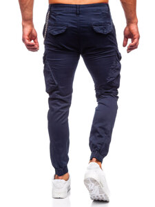 Bolf Herren Hose Joggers Cargohose Dunkelblau SK850