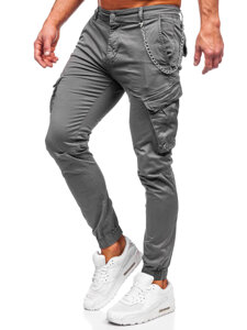 Bolf Herren Hose Joggers Cargohose Grau  SK850