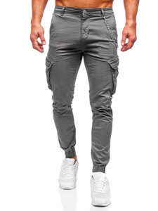 Bolf Herren Hose Joggers Cargohose Grau  SK850