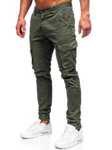 Bolf Herren Hose Joggers Cargohose Khaki  77322