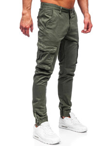 Bolf Herren Hose Joggers Cargohose Khaki  77322