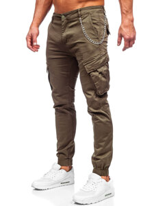 Bolf Herren Hose Joggers Cargohose Khaki  SK850