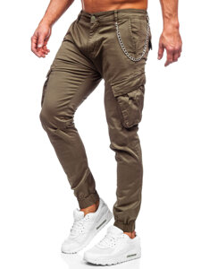 Bolf Herren Hose Joggers Cargohose Khaki  SK850