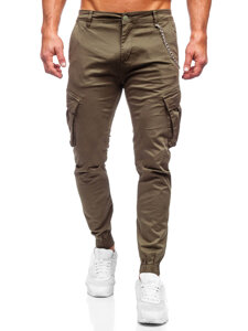 Bolf Herren Hose Joggers Cargohose Khaki  SK850