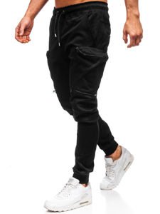 Bolf Herren Hose Joggers Cargohose Schwarz 0475