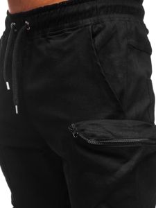 Bolf Herren Hose Joggers Cargohose Schwarz 0475