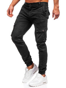 Bolf Herren Hose Joggers Cargohose Schwarz JM5502