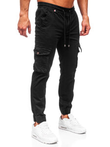 Bolf Herren Hose Joggers Cargohose Schwarz  MP0201N