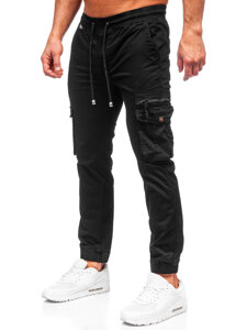 Bolf Herren Hose Joggers Cargohose Schwarz  MP0201N