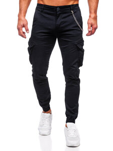 Bolf Herren Hose Joggers Cargohose Schwarz  SK850