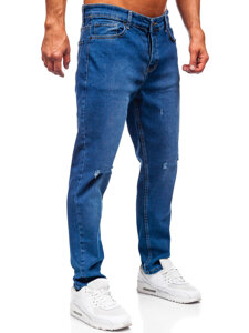 Bolf Herren Jeans regular fit Dunkelblau 6636