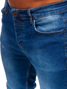 Bolf Herren Jeans regular fit Dunkelblau 6743