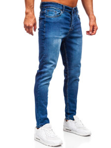 Bolf Herren Jeans slim fit Dunkelblau 6761