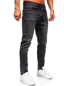 Bolf Herren Jeans slim fit Schwarz 6645