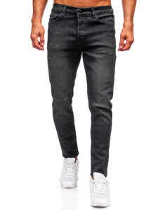 Bolf Herren Jeans slim fit Schwarz 6645