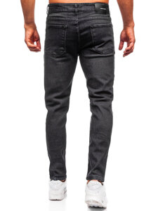 Bolf Herren Jeans slim fit Schwarz 6648