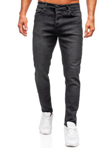 Bolf Herren Jeans slim fit Schwarz 6648